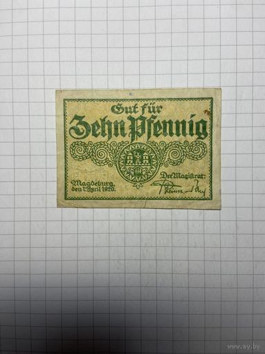 Нотгельд 10 пфеннигов Германия-3012