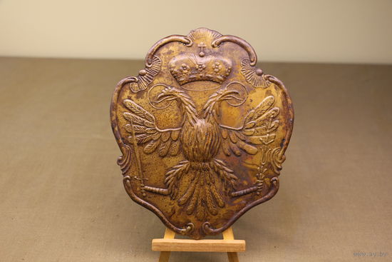 Киверная бляха армии НАПОЛЕОНА, линейный полк. ВОЙНА 1812 год. Распродажа коллекции вещей. С РУБЛЯ! АУКЦИОН!