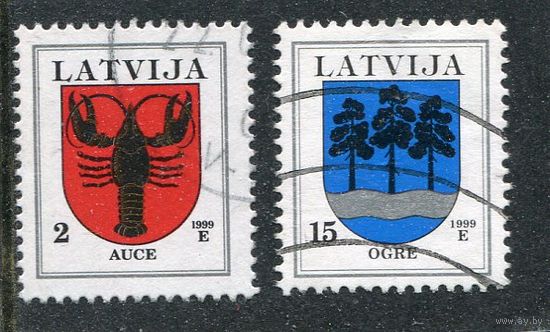 Латвия. Стандарт. Гербы. Вып.1999