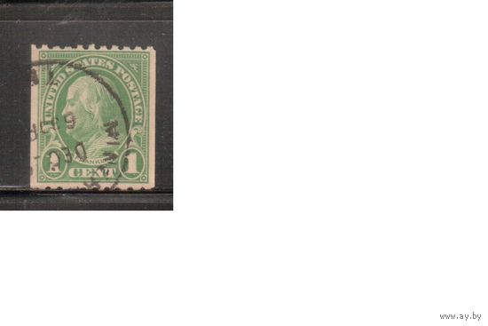 США-1923, (Скотт.604),  гаш. , Стандарт, Президенты,ВАшингтон