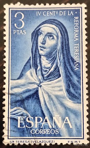 Испания 1962. Святая Тереза Авильская художника Веласкеса