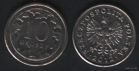 Польша y279 10 грош 2012 год (mw) (_alb2