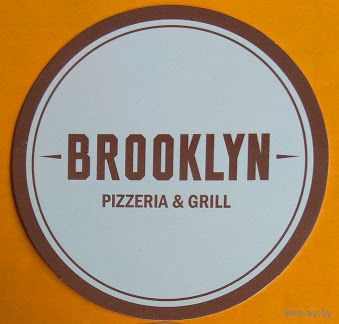 Подставку заведения "Brooklyn" из Бреста.
