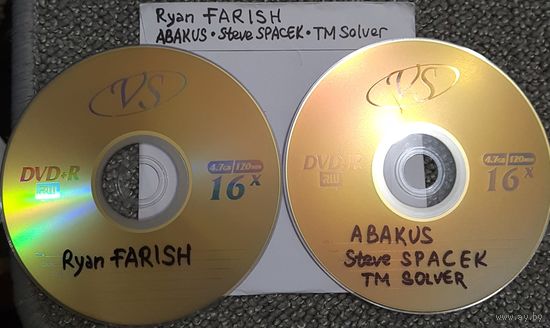 DVD MP3 дискография Ryan FARISH, ABAKUS, Steve SPACEK, TM SOLVER - 2 DVD
