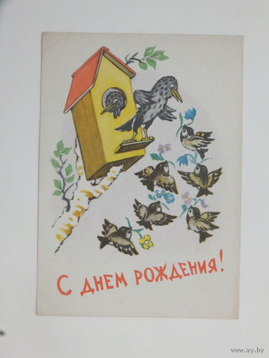 Гиршберг с днем рождения 1962 10х15 см