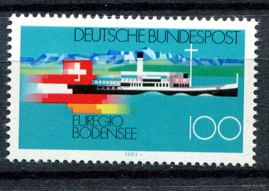 Германия - 1993г. - Боденское озеро - полная серия, MNH [Mi 1678] - 1 марка