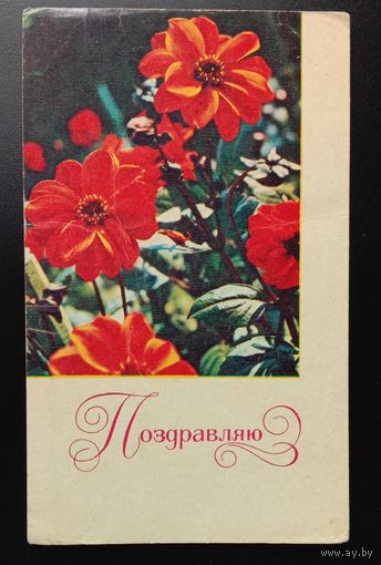Поздравляю! 1966 Б.Круцко. Подписанная