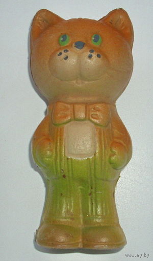 Кот. СССР. Резиновая игрушка.