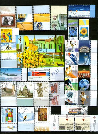 Германия.СБОРНЫЙ ЛОТ(2) гашеных марок с полями!