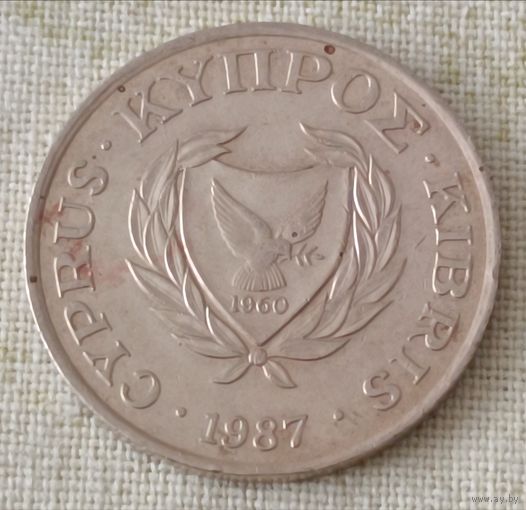 Кипр. 5 центов 1987 года.