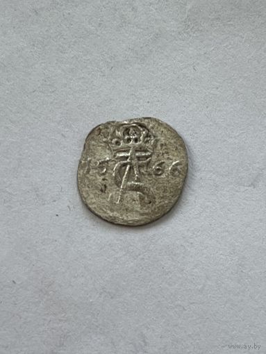 Двойной  денарий 1566