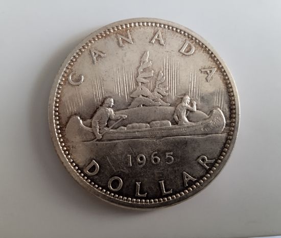 1 доллар 1965 г. Канада.