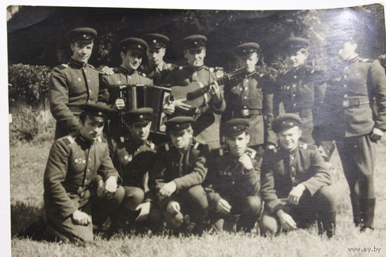 Фото военнослужащих. 1950-е года, размер 12*9 см.
