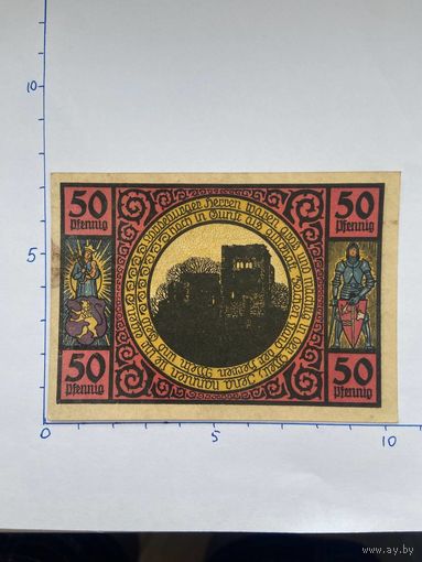 Нодгельд 50 пфеннигов Любеда. Веймарская республика - 0202