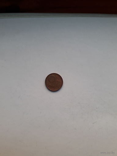 Германия 1 евроцент 2002 G
