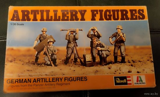 Сборная модель ВОВ Revell ITALERI 1/35 Немецкие Артеллеристы набор времен СССР 1976 год made in USA