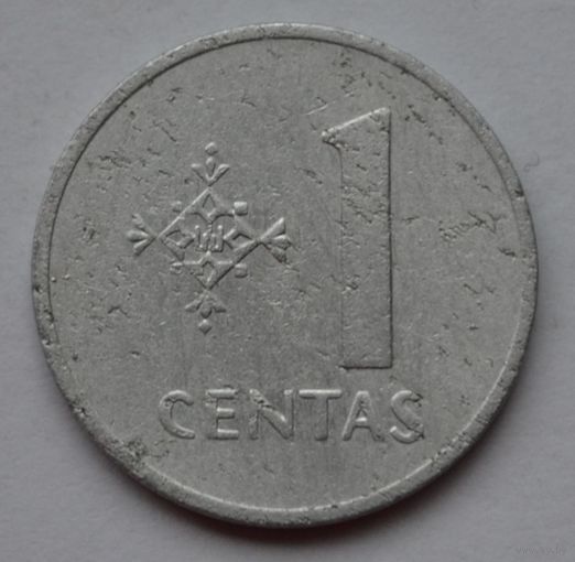 Литва, 1 цент 1991 г.