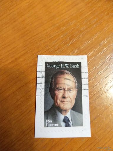 2019 США президент Джордж Буш выпускалась одиночкой самоклейка (2-16)