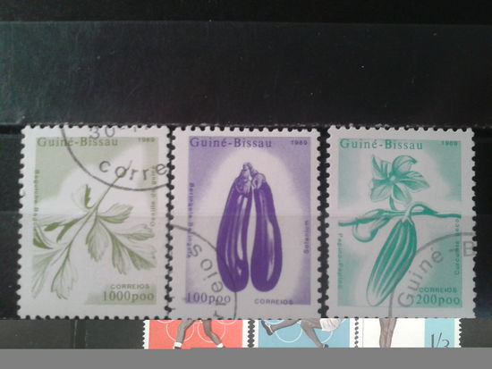 Гвинея-Бисау, 1989. Фрукты. Mi-2.3 евро гаш.