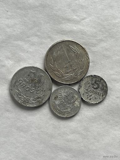 Польша 4 монеты