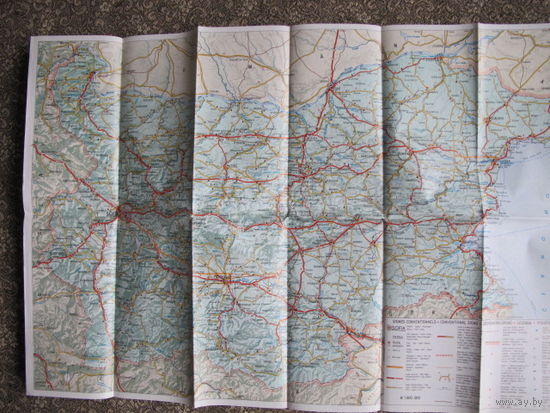 Карта Болгарии