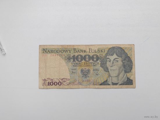 Польша 1000 злотых 1982