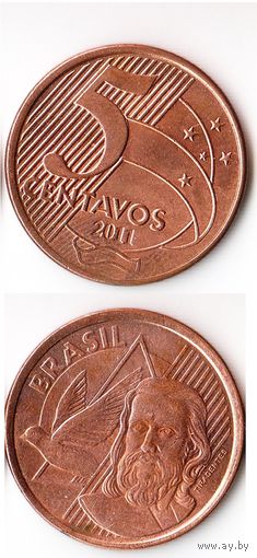 Бразилия 5 сентаво 2011 год