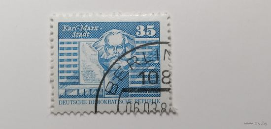ГДР 1980. Стандарт. Карл Маркс