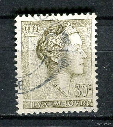 Люксембург - 1960 - Великая герцогиня Люксембургская Шарлотта 30C - [Mi.623] - 1 марка. Гашеная.  (Лот 29Gf)-T2P23