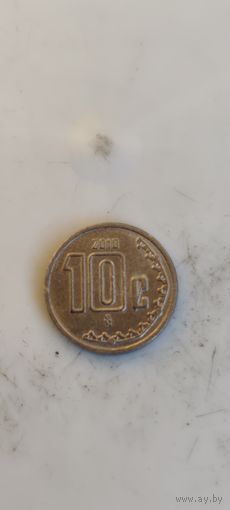 Мексика 10 сентаво 2010