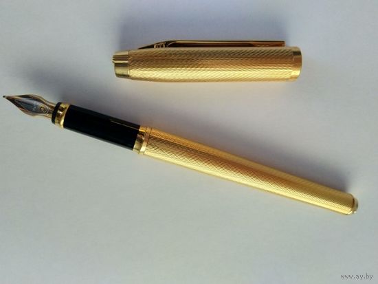 Перьевая ручка ELYSEE, модель En Vogue  Barleycorn Gold Plated c золотым пером