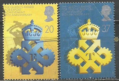 Британия. 25 лет Премии королевы за технические достижения. 1990г. Mi#1266,68.