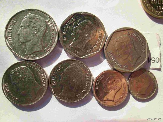 7 монет Венесуэлы