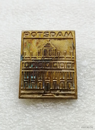 Potsdam. DDR. Потсдам. Значок ГДР. Германия. Города. Тяжелый металл #1710-CP28