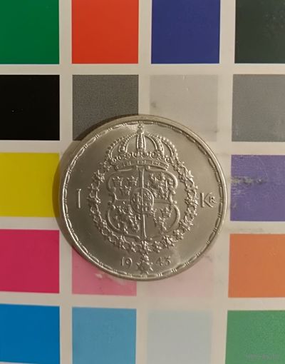 Швеция 1 крона 1943G