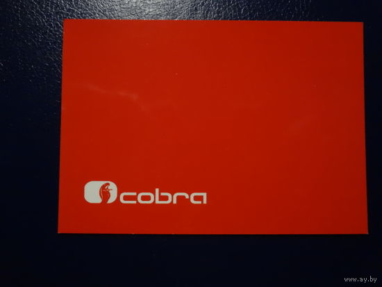Календарик 2012 г. Cobra.