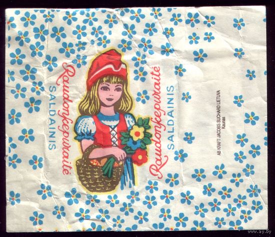 Обёртка от конфет Красная шапка Литва