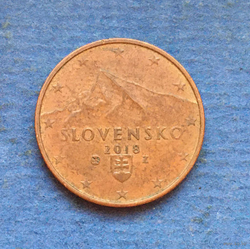 Словакия 2 евроцента 2018