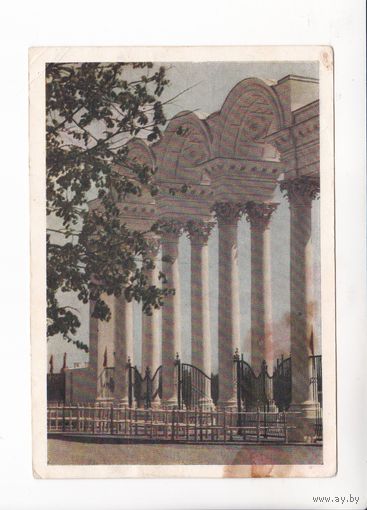 БЕЛОРУССКАЯ ССР МИНСК ВХОД НА СТАДИОН ДИНАМО 1953 ГОД