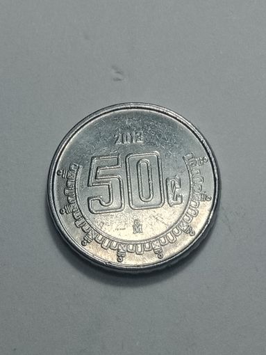 Мексика 50 сентаво  2013 года .