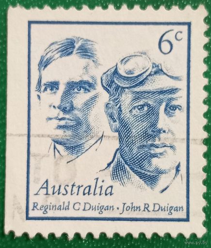 Австралия 1968. Авиаторы Реджинальд Чарльз и Джон Робертсон Дуйган