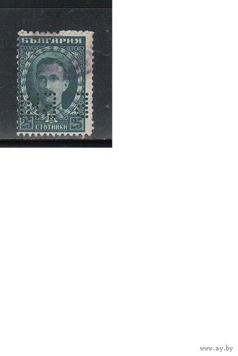 Болгария(Царство)-1921, (Мих.158), гаш. , Стандарт(Лондонский выпуск),Царь Борис, перфин- Болгарский народный банк