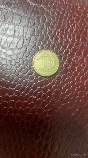 Монета 1 грош 2022г. Польша. Хорошая!