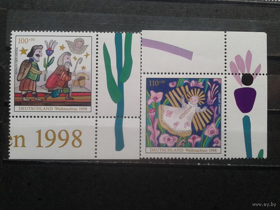 Германия, 1998. Рождество, полная серия**Mi-3,2 евро