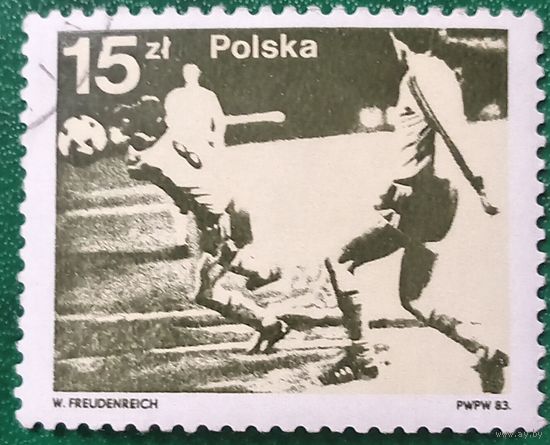 Польша 1983. Футбол. Марка из серии