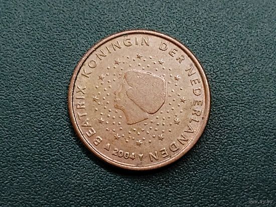 1 евроцент Нидерланды.