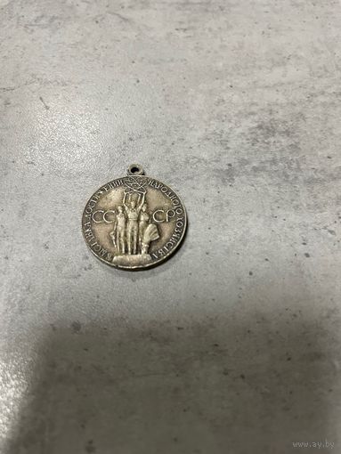 Знак Медаль. ВДНХ СССР. За успехи в народном хозяйстве СССР