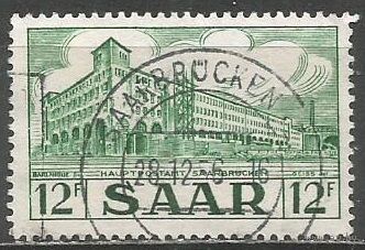 Французский СААР. Местные мотивы. Главпочтамт. 1952г. Mi#326.