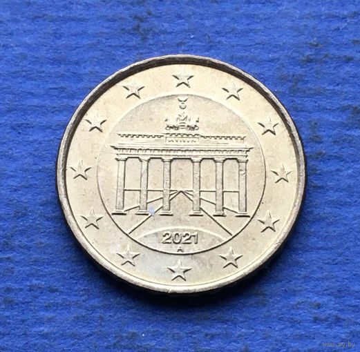 Германия 10 евроцентов 2021 A