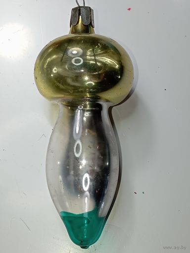 Ёлочная игрушка - Гриб , СССР .